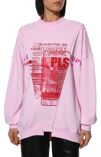 Хлопковый свитшот PHILOSOPHY DI LORENZO SERAFINI, арт. V1703/0748, фото 3