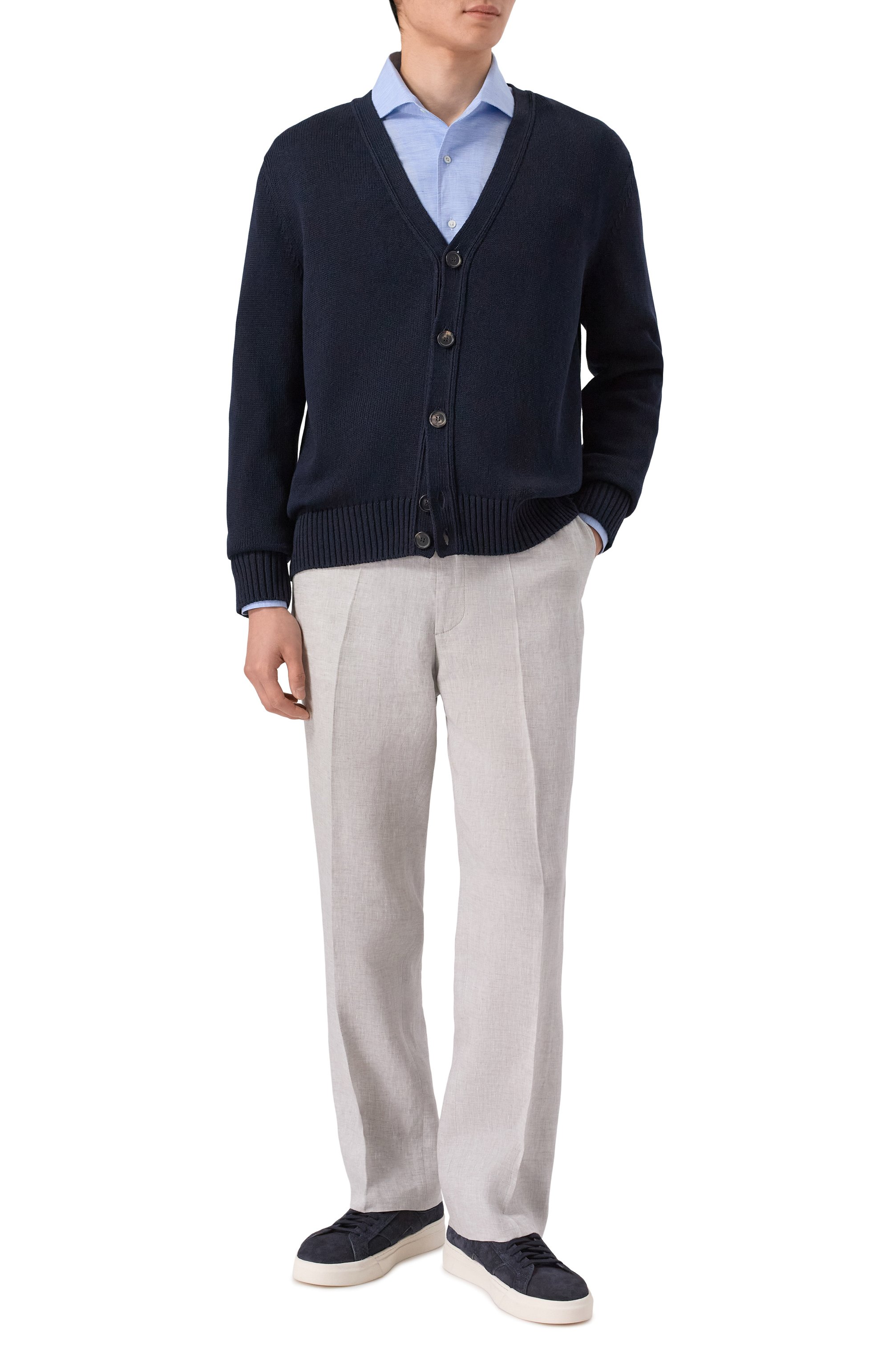 Льняные брюки CORNELIANI, арт. 274L27/2714159, фото 2