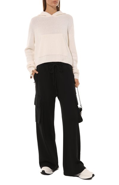 Худи из шерсти и вискозы PALM ANGELS, арт. PWHU012F24KNI001, фото 2