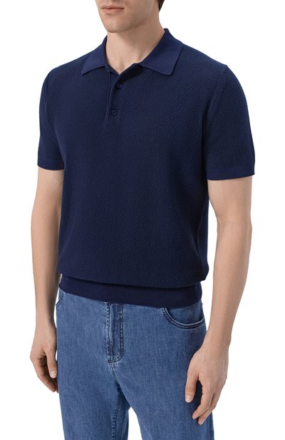 Хлопковое поло CANALI, арт. C0127/MK02461, фото 3