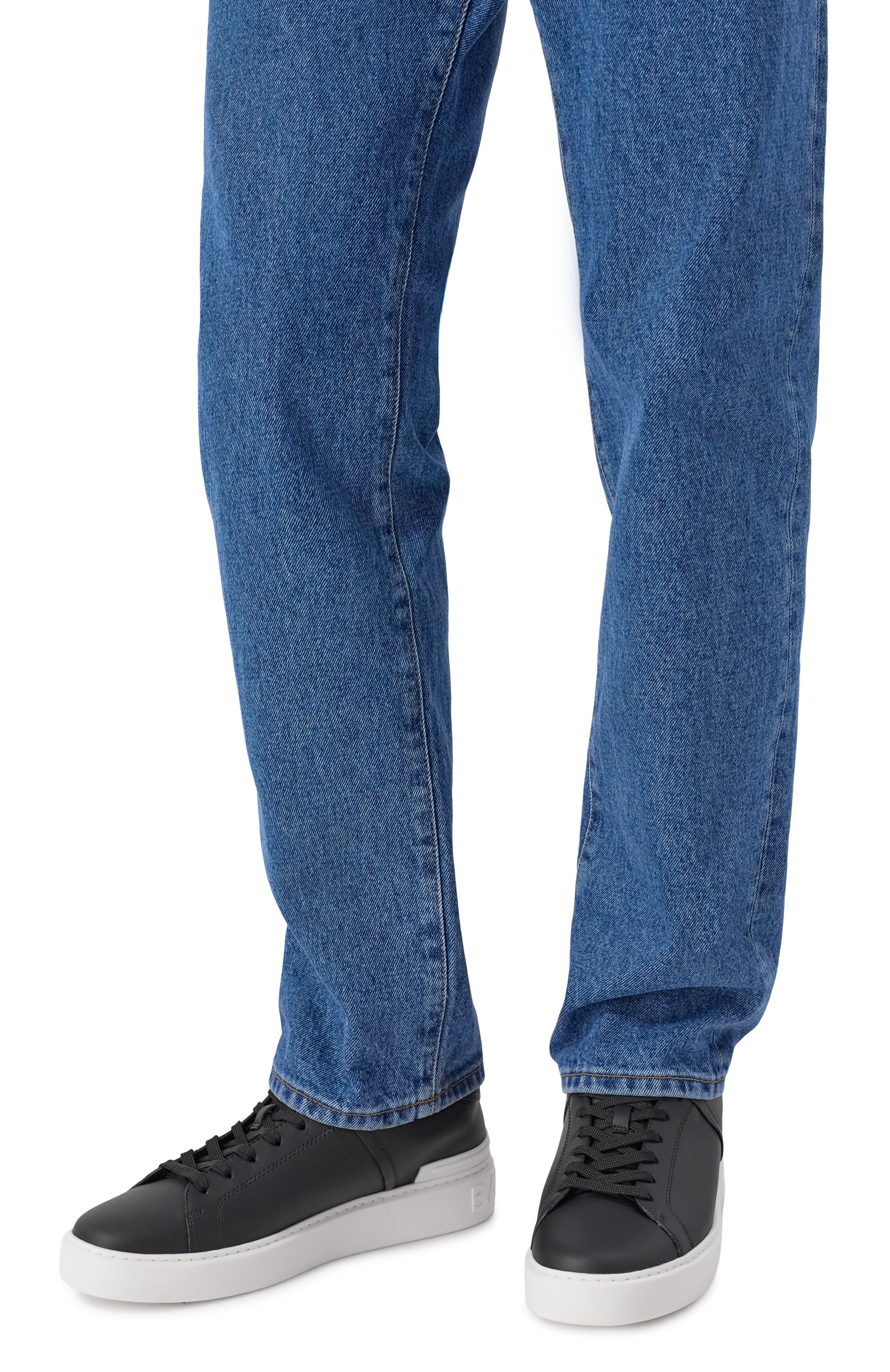 Кожаные кеды b-court BALMAIN, арт. GM1VI288/LVTR, фото 3