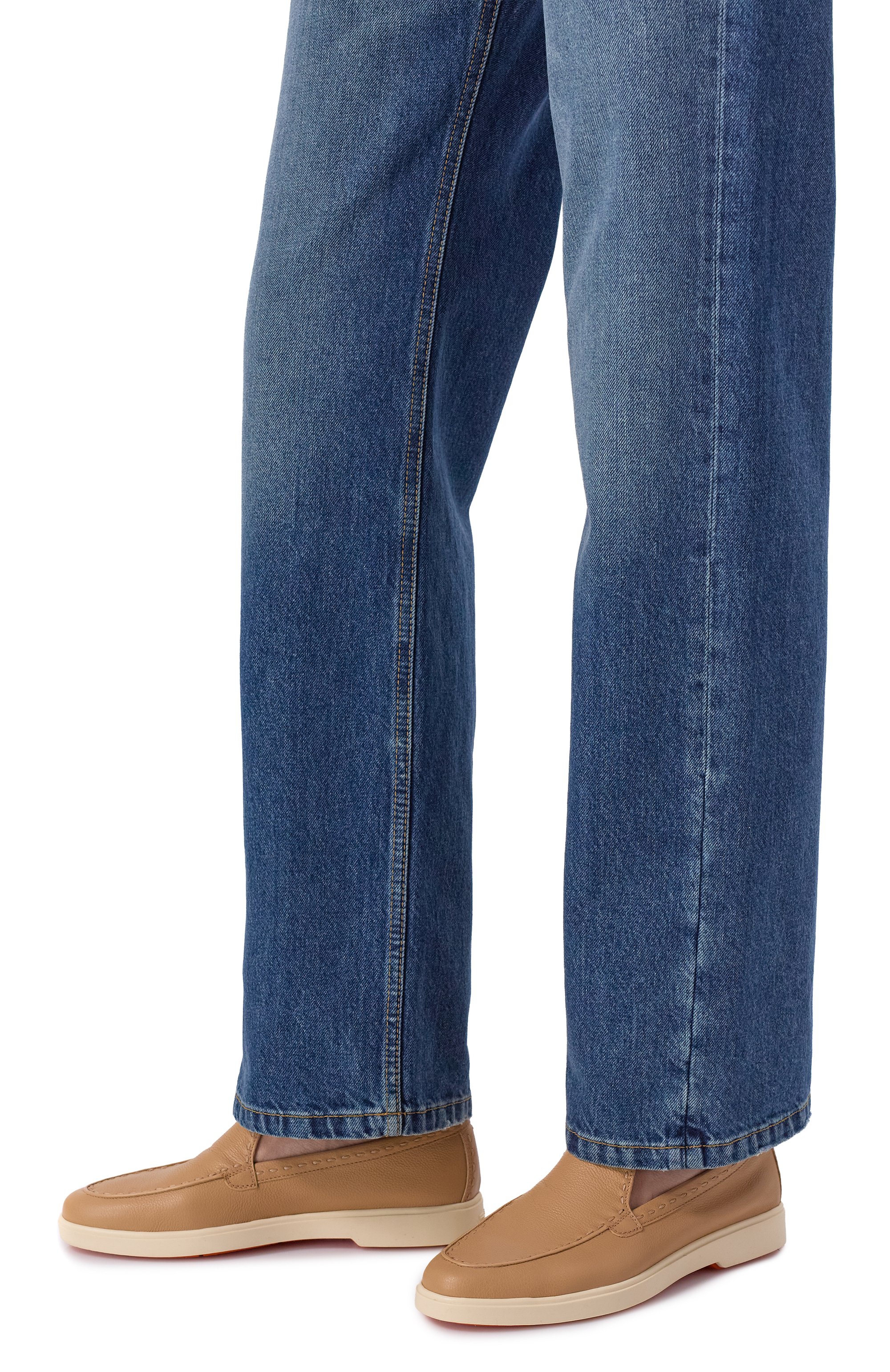 Кожаные лоферы SANTONI, арт. WUYG71436TISSWKA, фото 2