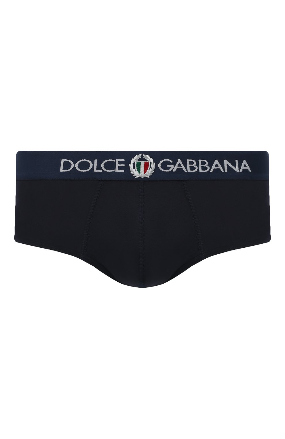 Хлопковые хипсы DOLCE & GABBANA синего цвета по цене 10900 руб., арт. N3A03J/FUECG, фото 1 Хлопковые хипсы DOLCE & GABBANA, арт. N3A03J/FUECG, фото 1