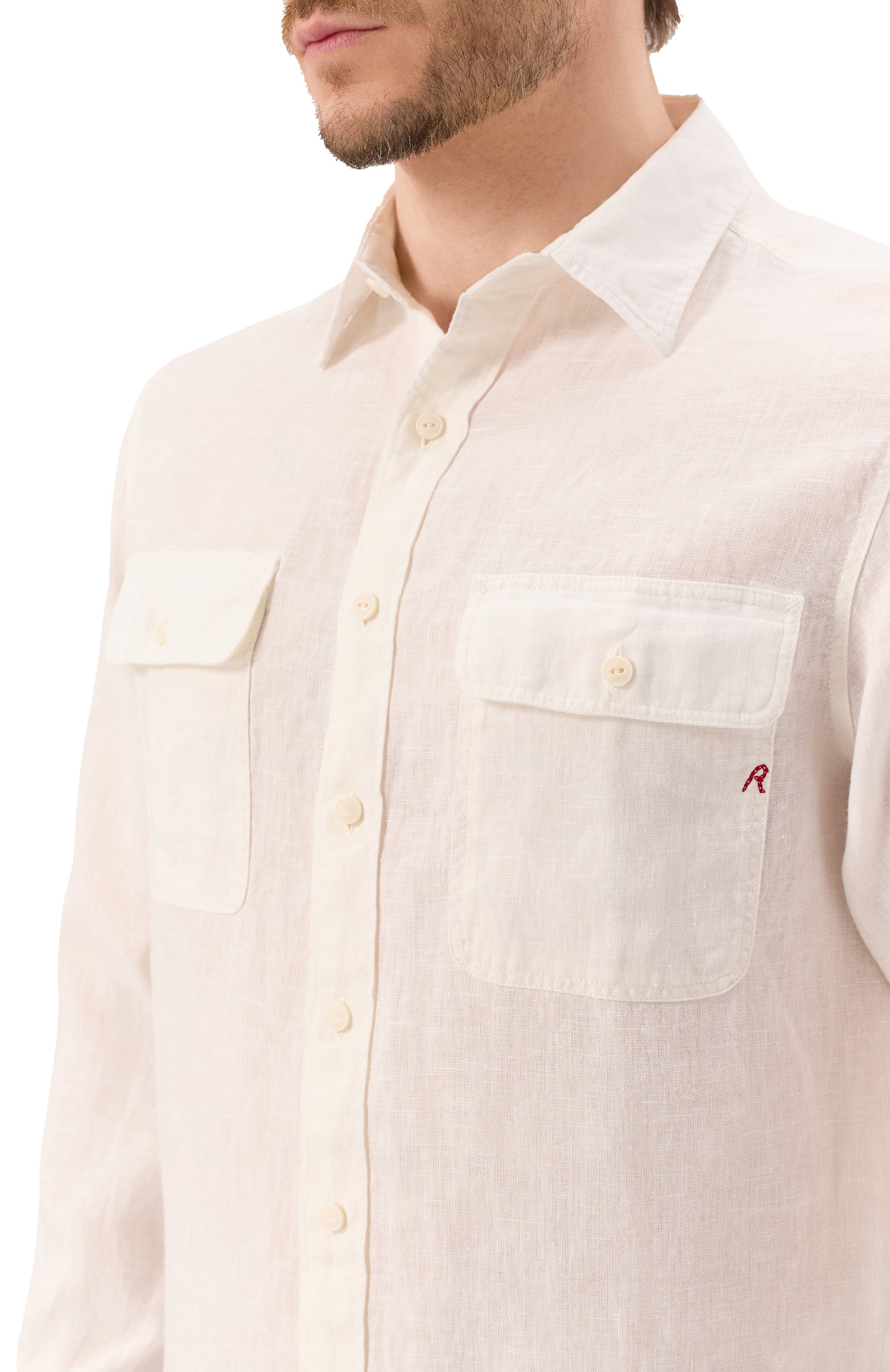 Льняная рубашка REPLAY, арт. M4147 .000.81388B, фото 5