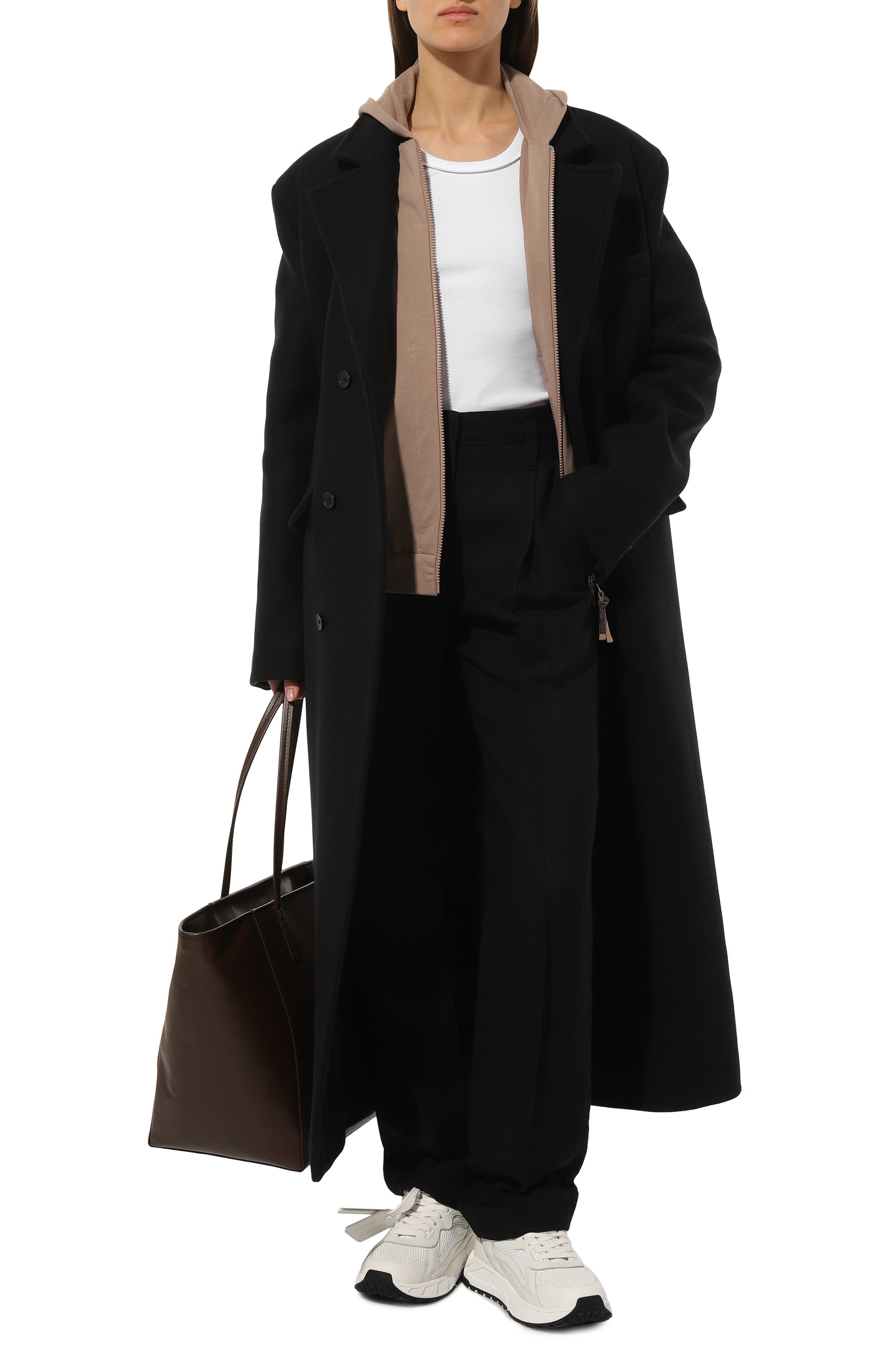 Хлопковая майка BRUNELLO CUCINELLI белого цвета по цене 54050 руб., арт. M0TC8EH700, фото 2 Хлопковая майка BRUNELLO CUCINELLI, арт. M0TC8EH700, фото 2