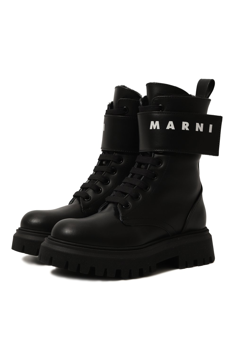 Кожаные ботинки MARNI, арт. 78311/28-35, фото 1