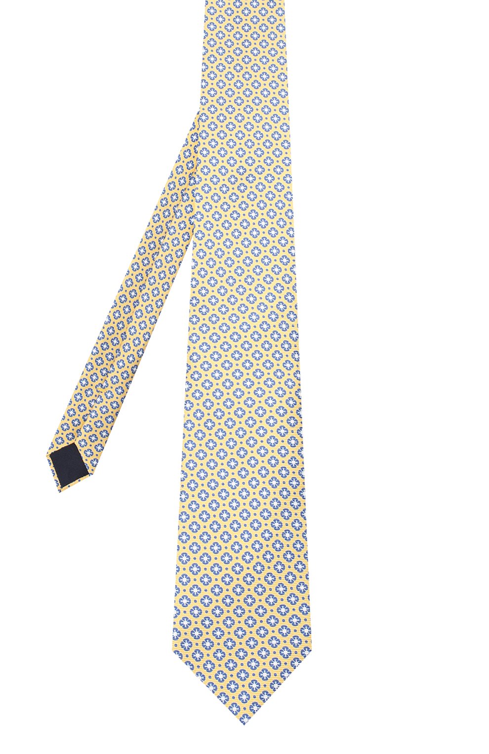 Шелковый галстук CORNELIANI желтого цвета по цене 15650 руб., арт. 83U302-9120377/00, фото 2 Шелковый галстук CORNELIANI, арт. 83U302-9120377/00, фото 2
