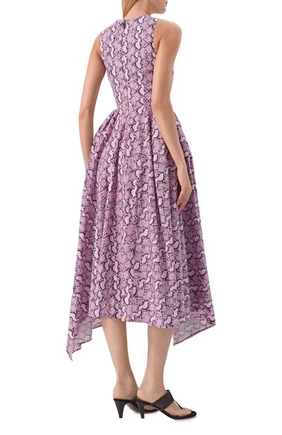 Хлопковое платье MSGM, арт. 4042MDA31 267352/267352, фото 3