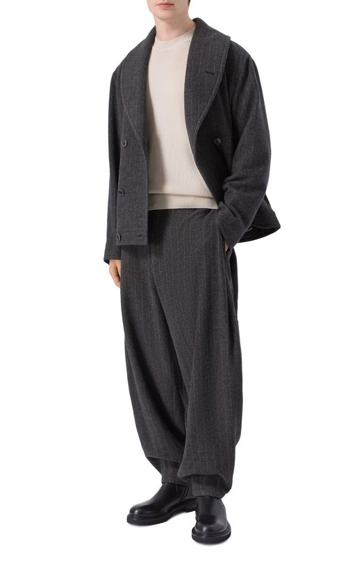 Кожаные сапоги Giorgio Armani GM002324/AF20410 Чёрный  GM002324/AF20410 Фото 2