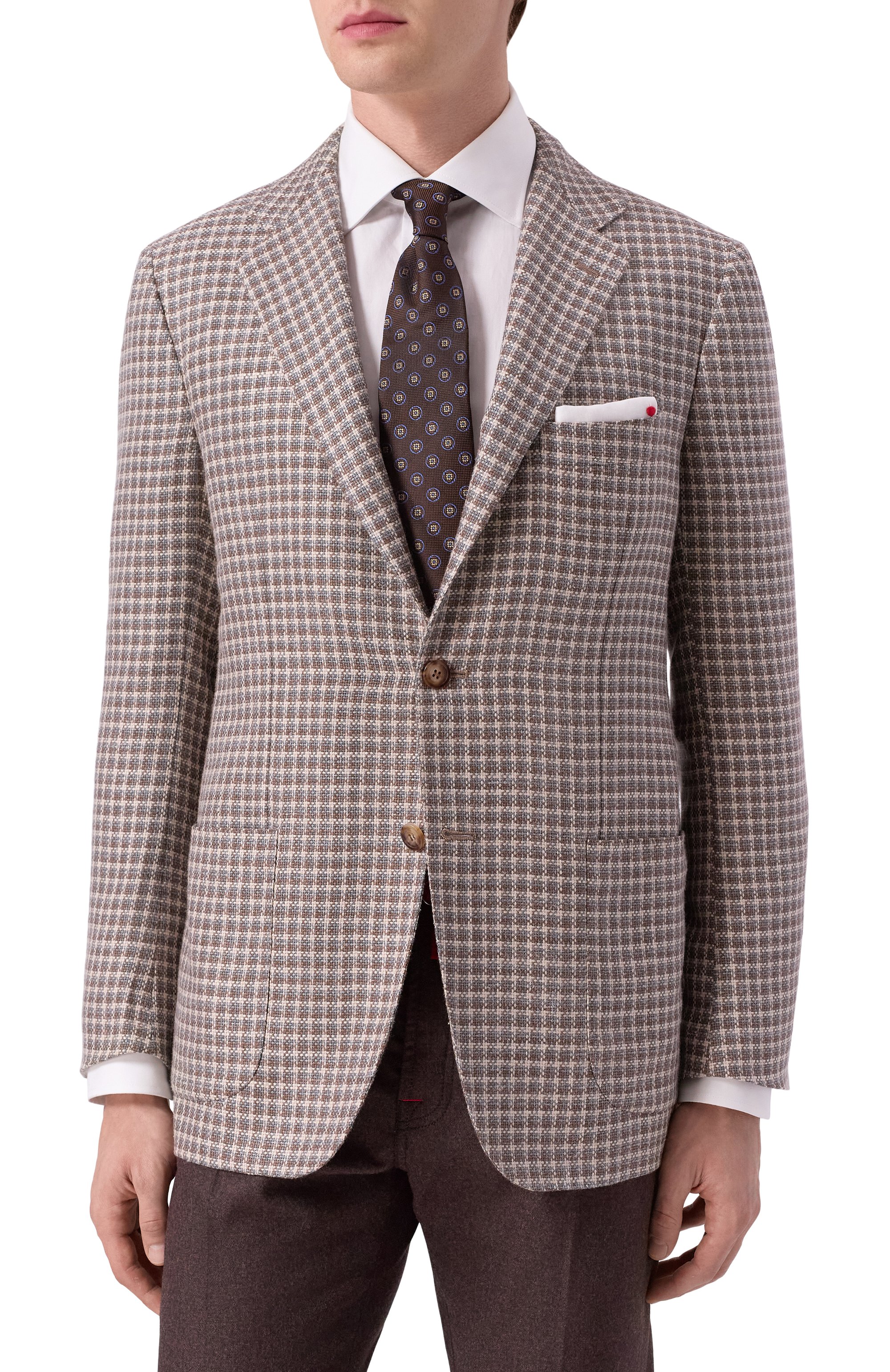 Пиджак из кашемира и шерсти KITON, арт. UG81K0610E53, фото 4