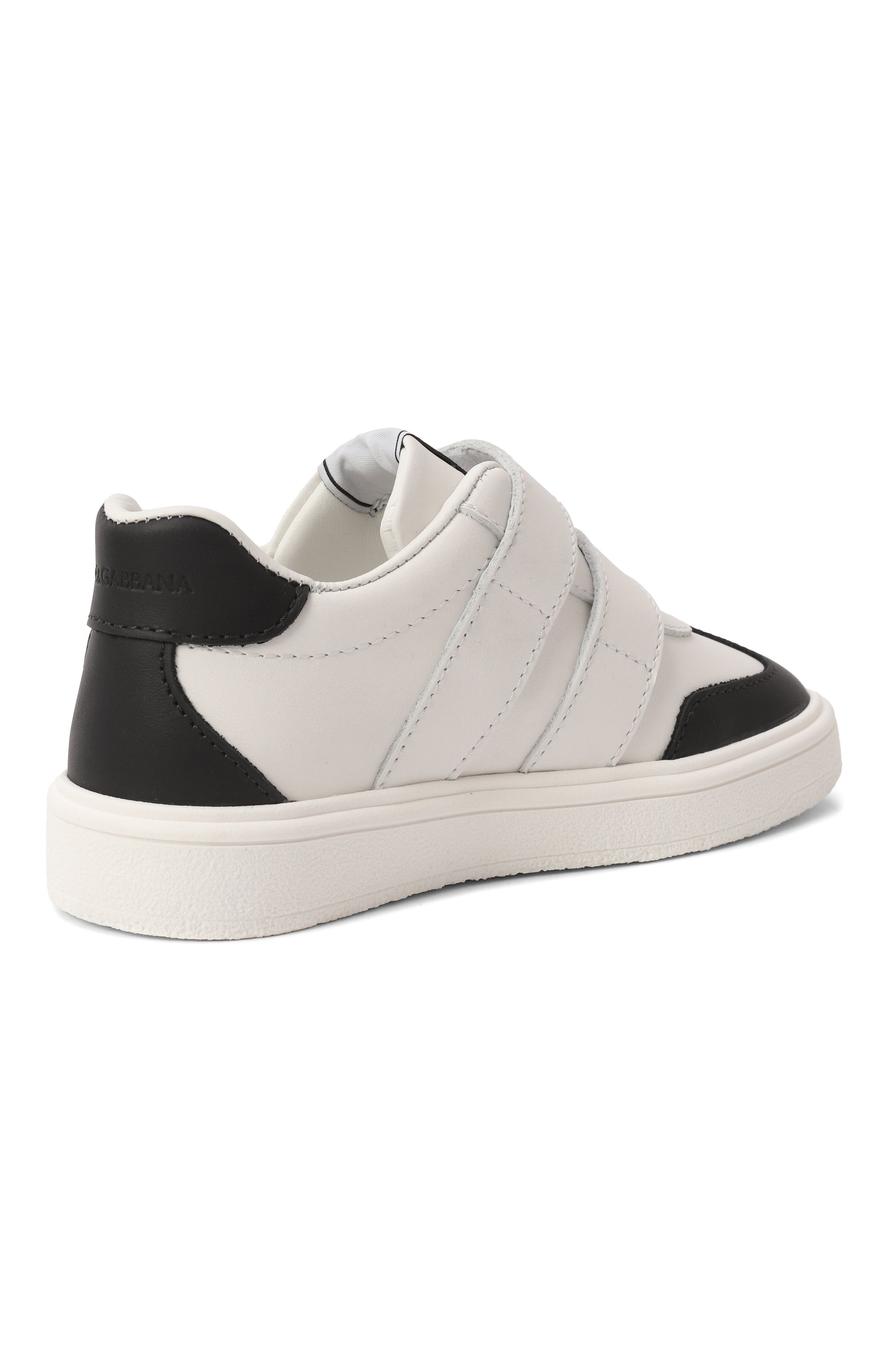 Кожаные кеды dg original DOLCE & GABBANA, а�рт. DN0205/A1048/24-28, фото 3