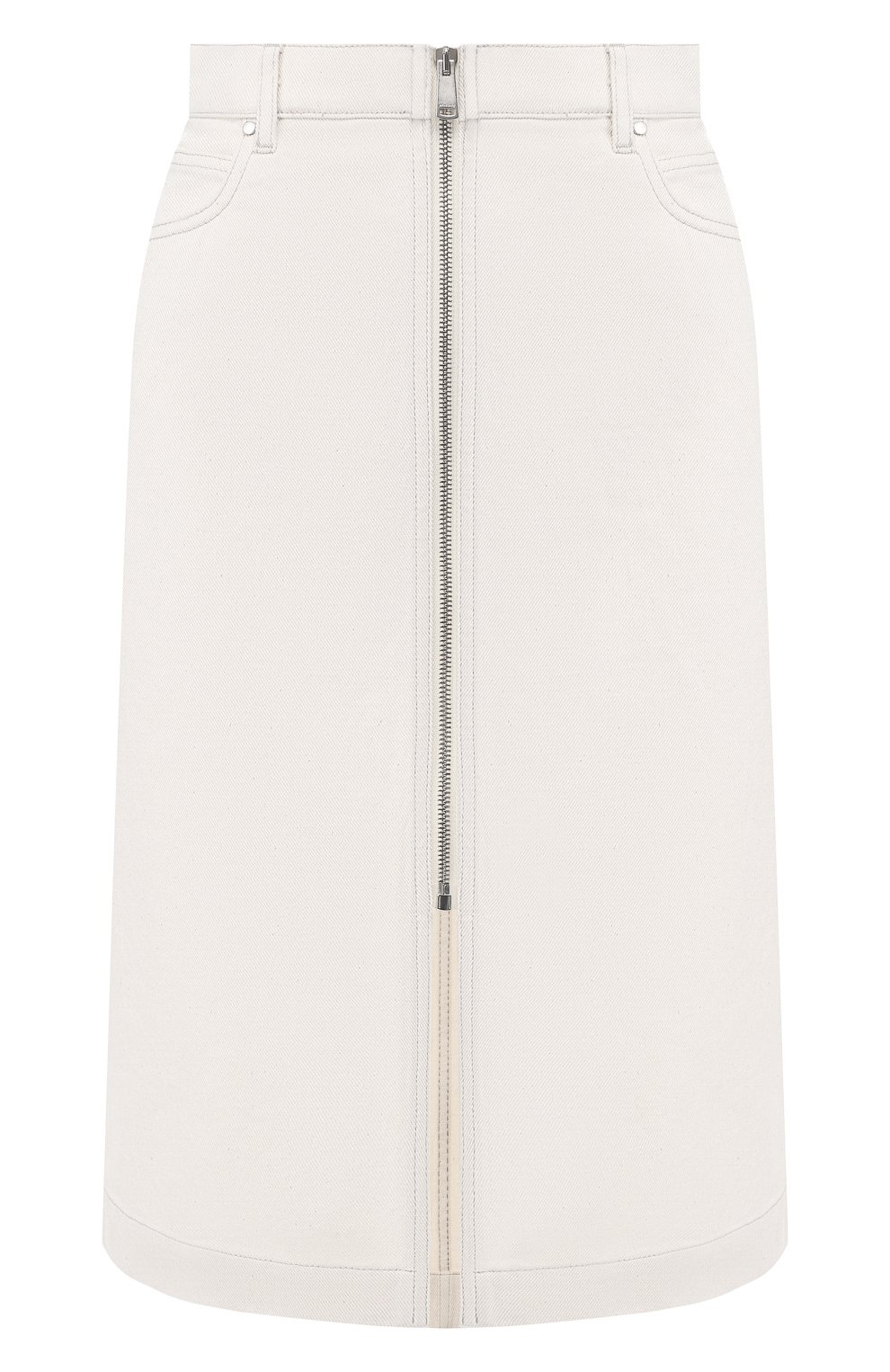 Джинсовая юбка BELSTAFF белого цвета по цене 13750 руб., арт. 72110170/D71A0050, фото 1 Джинсовая юбка BELSTAFF, арт. 72110170/D71A0050, фото 1