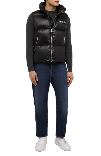 Пуховый жилет MACKAGE черного цвета по цене 69300 руб., арт. KANE, фото 2 Пуховый жилет MACKAGE, арт. KANE, фото 2