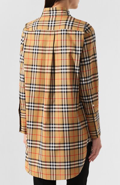 Хлопковая рубашка BURBERRY, арт. 8014011, фото 4