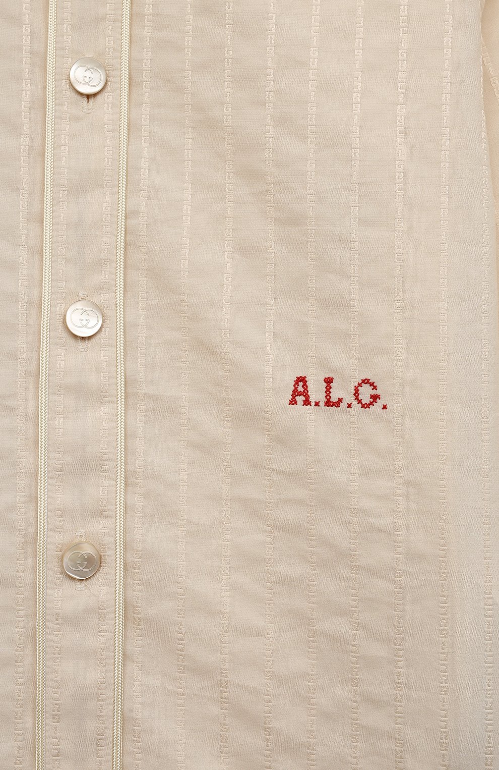 Хлопковая рубашка GUCCI, арт. 615952 XWAI5, фото 3