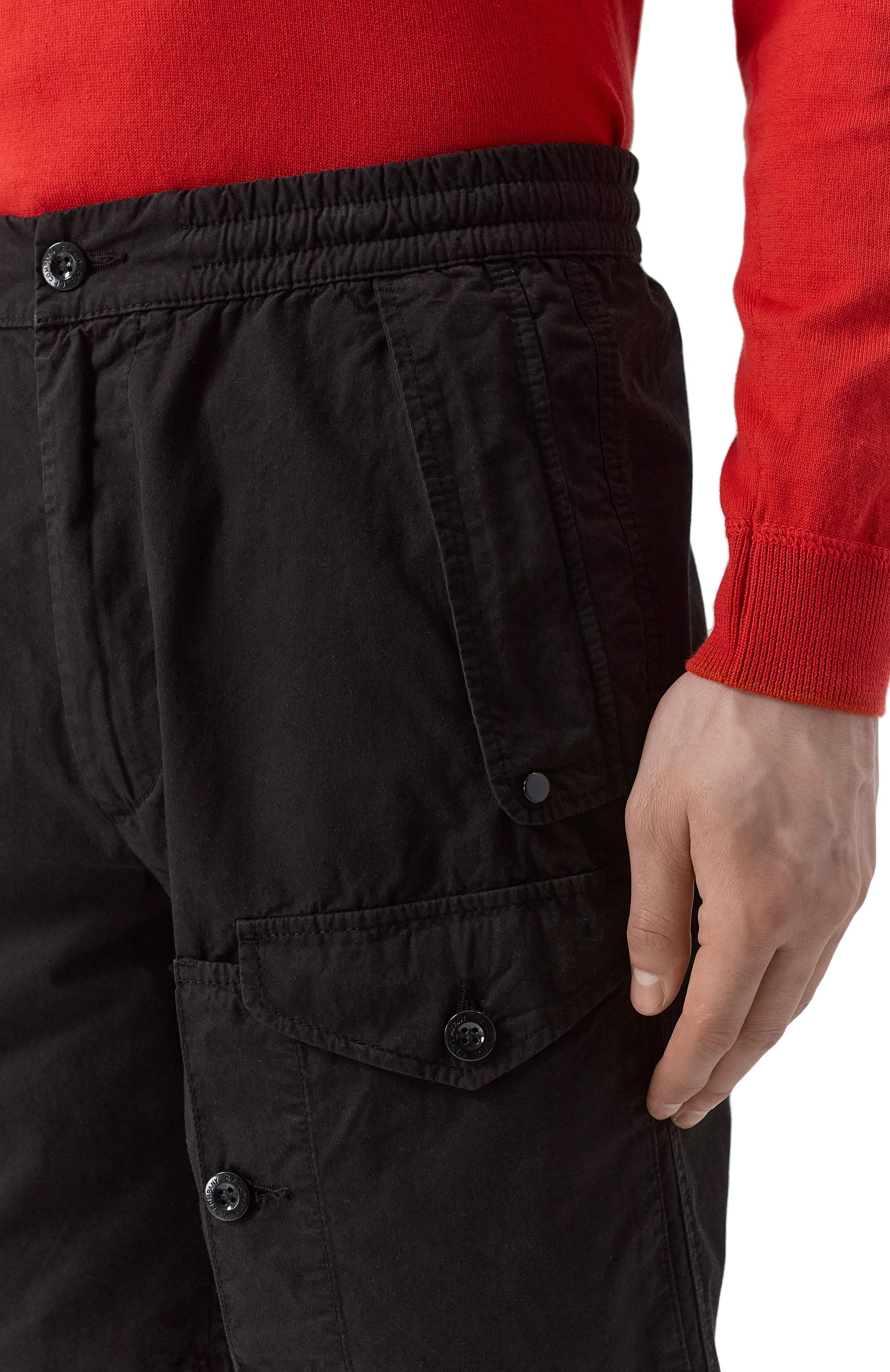 Хлопковые шорты C.P. COMPANY, арт. 18CMBE060A006475G, фото 5