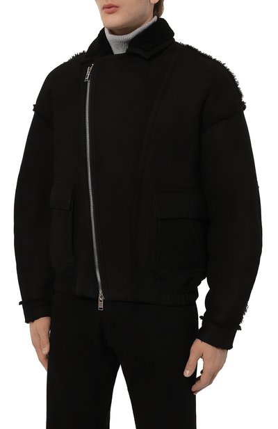 Дубленка JACOB LEE черного цвета по цене 386500 руб., арт. MSJ071AW24GB, фото 3 Дубленка JACOB LEE, арт. MSJ071AW24GB, фото 3