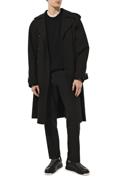 Кожаные кеды EMPORIO ARMANI, арт. X4X264/XN001, фото 2