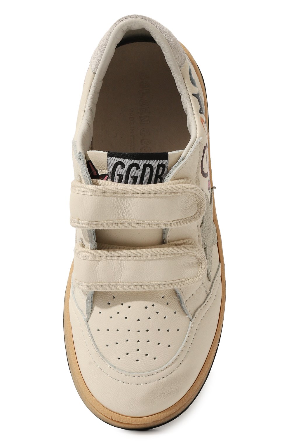 Кожаные кеды ball star GOLDEN GOOSE DELUXE BRAND, арт. GYF00501.F005475, фото 4