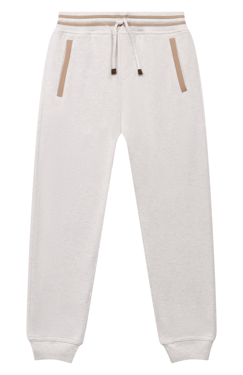 Хлопковые джоггеры BRUNELLO CUCINELLI, арт. BTU14E337C, фото 1