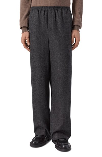 Хлопковые брюки JIL SANDER темно-серого цвета по цене 227000 руб., арт. J22KA0406/J40333, фото 3 Хлопковые брюки JIL SANDER, арт. J22KA0406/J40333, фото 3