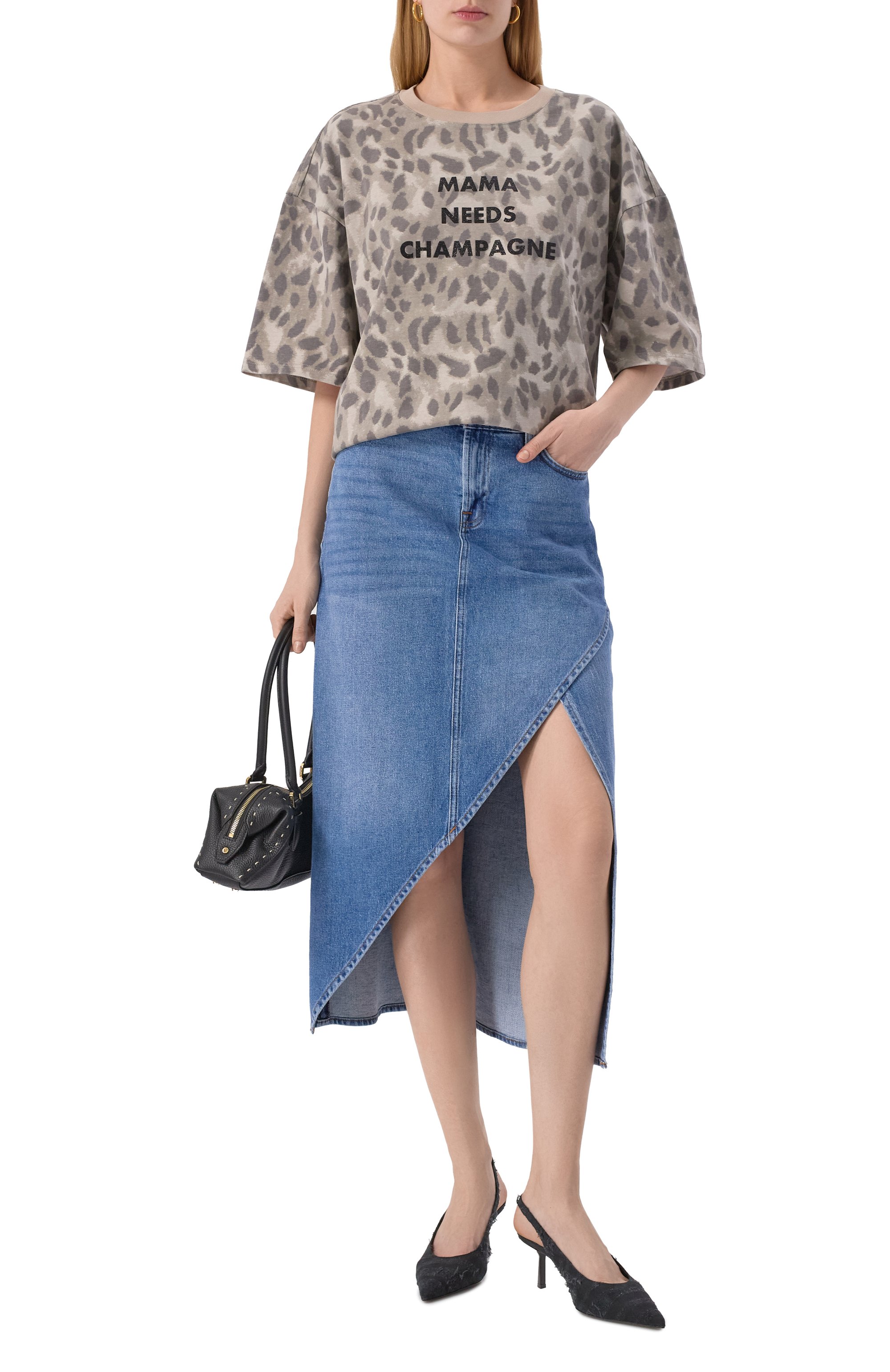 Джинсовая юбка 7 FOR ALL MANKIND, арт. 7U032C10WED, фото 2