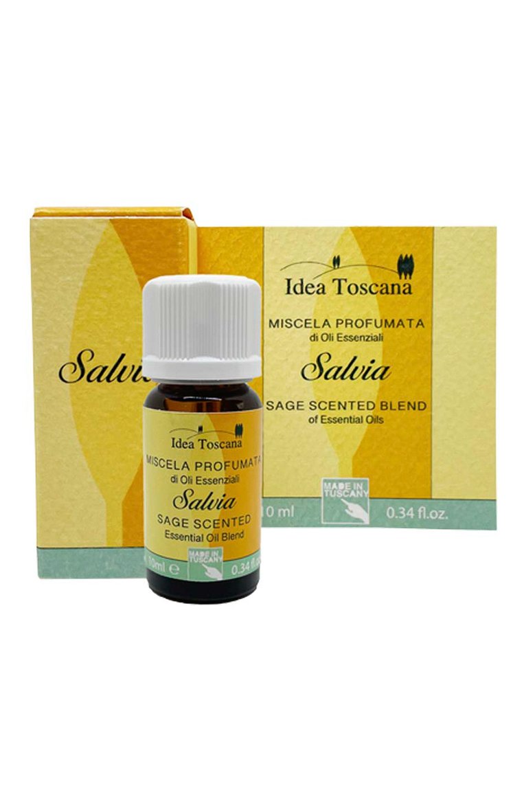 Композиция эфирных масел "шалфей" для ароматерапии (10ml) IDEA TOSCANA бесцветного цвета, арт. 30537 | Фото 1 (Нос: Не проставлено; Региональные ограничения белый список (Axapta Mercury): Не проставлено; Ограничения доставки: flammable)