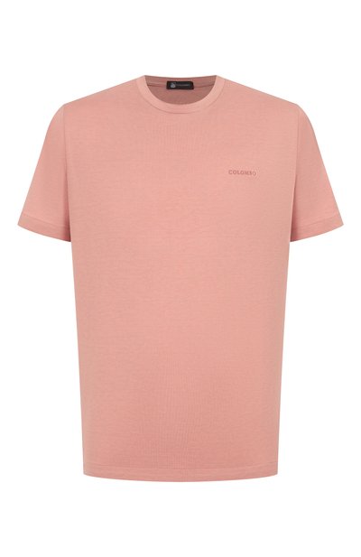 Мужская футболка из шелка и хлопка COLOMBO, арт. TS00404/M0146-J0