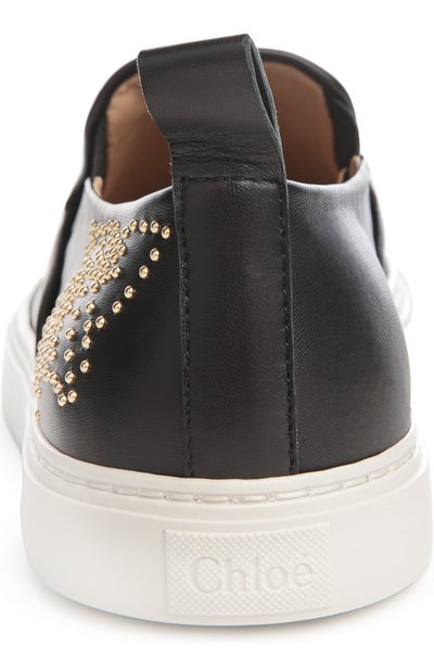 Кожаные слипоны susanna с заклепками CHLOÉ, арт. CH26142/NAPPA DREAM SHEEPSKIN, фото 3