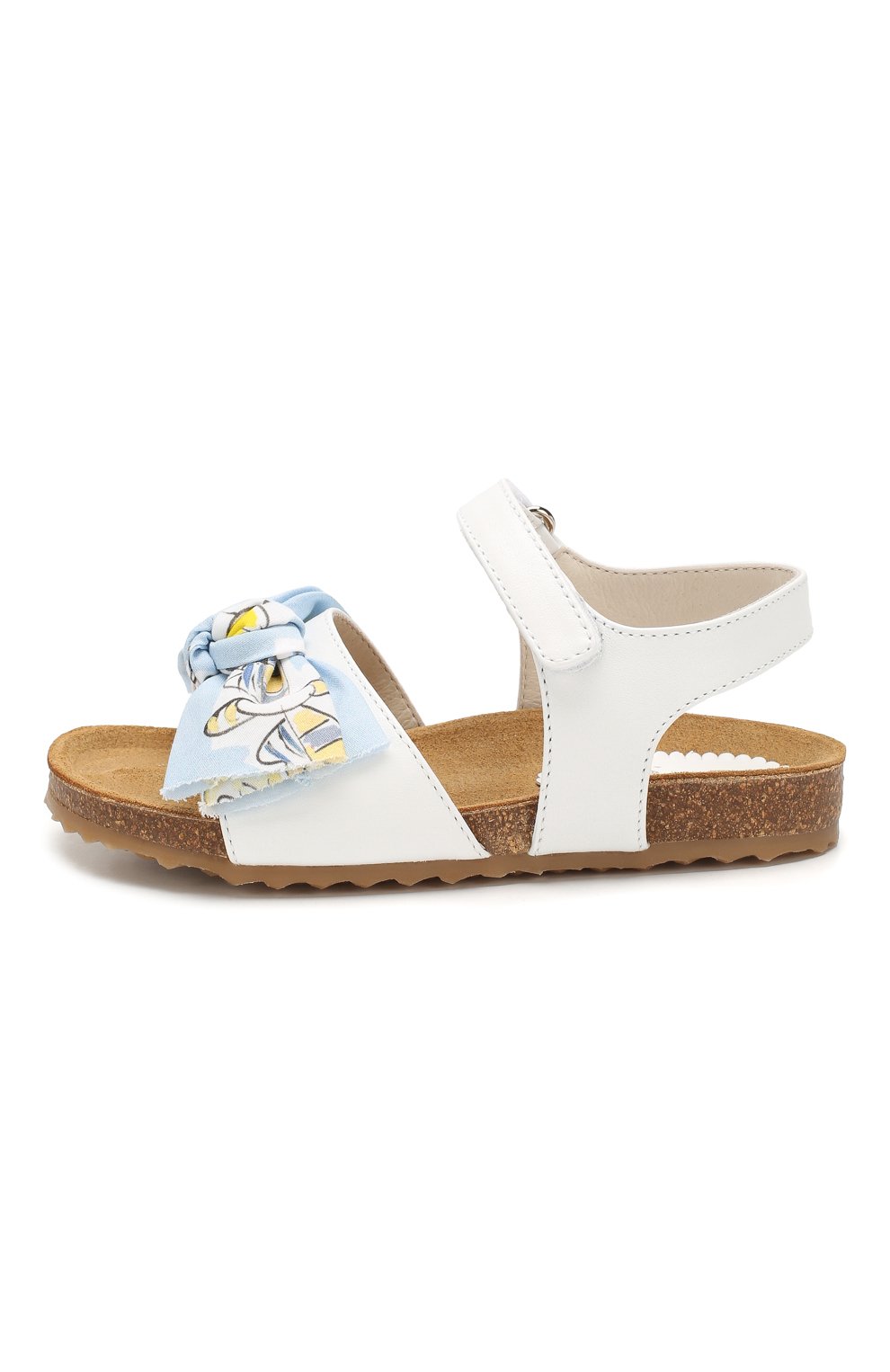 Кожаные босоножки IL GUFO голубого цвета по цене 20750 руб., арт. G535/VITELL0 NAPPAC0/27-30, фото 2 Кожаные босоножки IL GUFO, арт. G535/VITELL0 NAPPAC0/27-30, фото 2