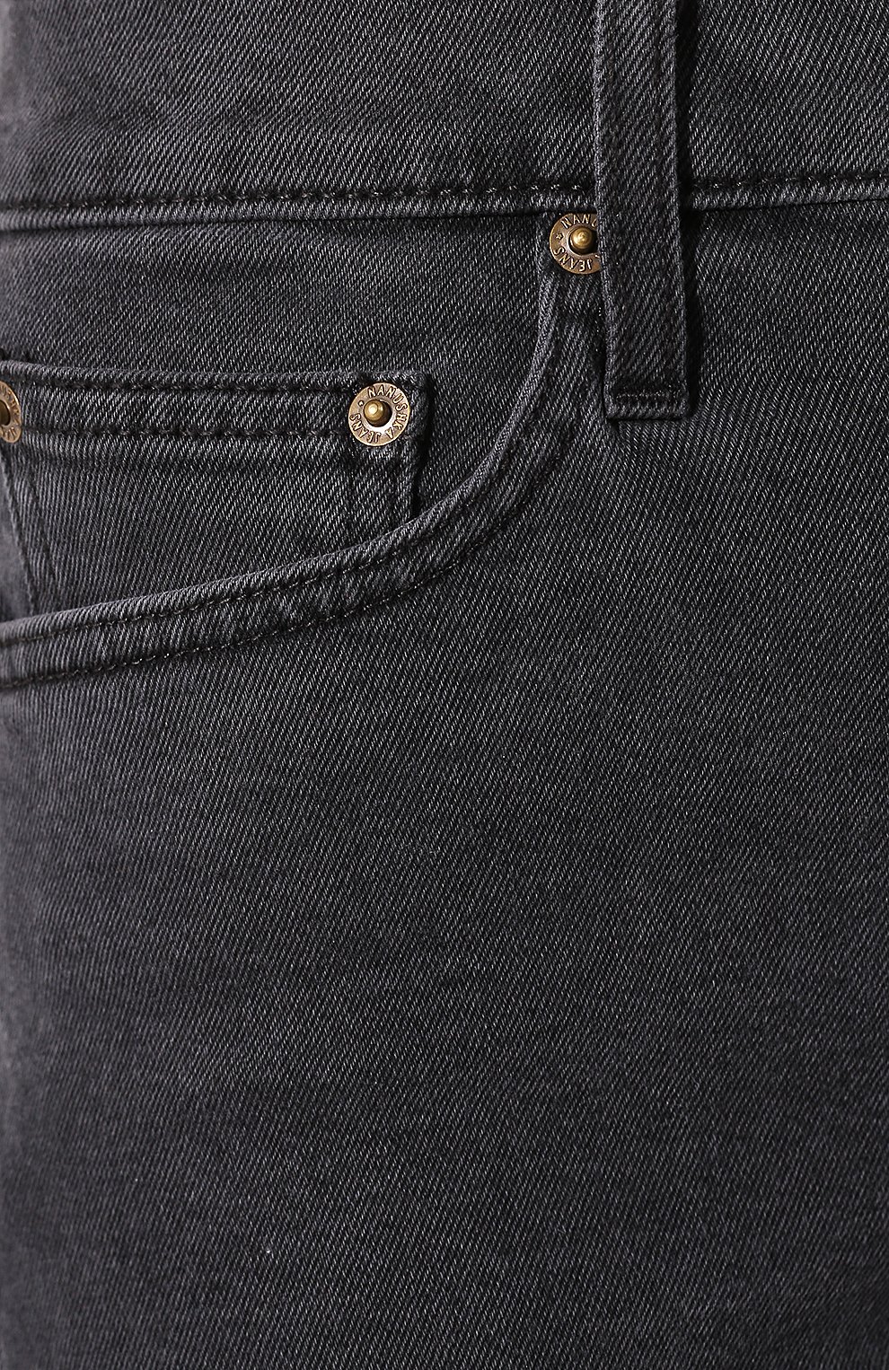 Джинсовые шорты NANUSHKA черного цвета по цене 28850 руб., арт. KIKI_BLACK_STRETCH DENIM, фото 5 Джинсовые шорты NANUSHKA, арт. KIKI_BLACK_STRETCH DENIM, фото 5