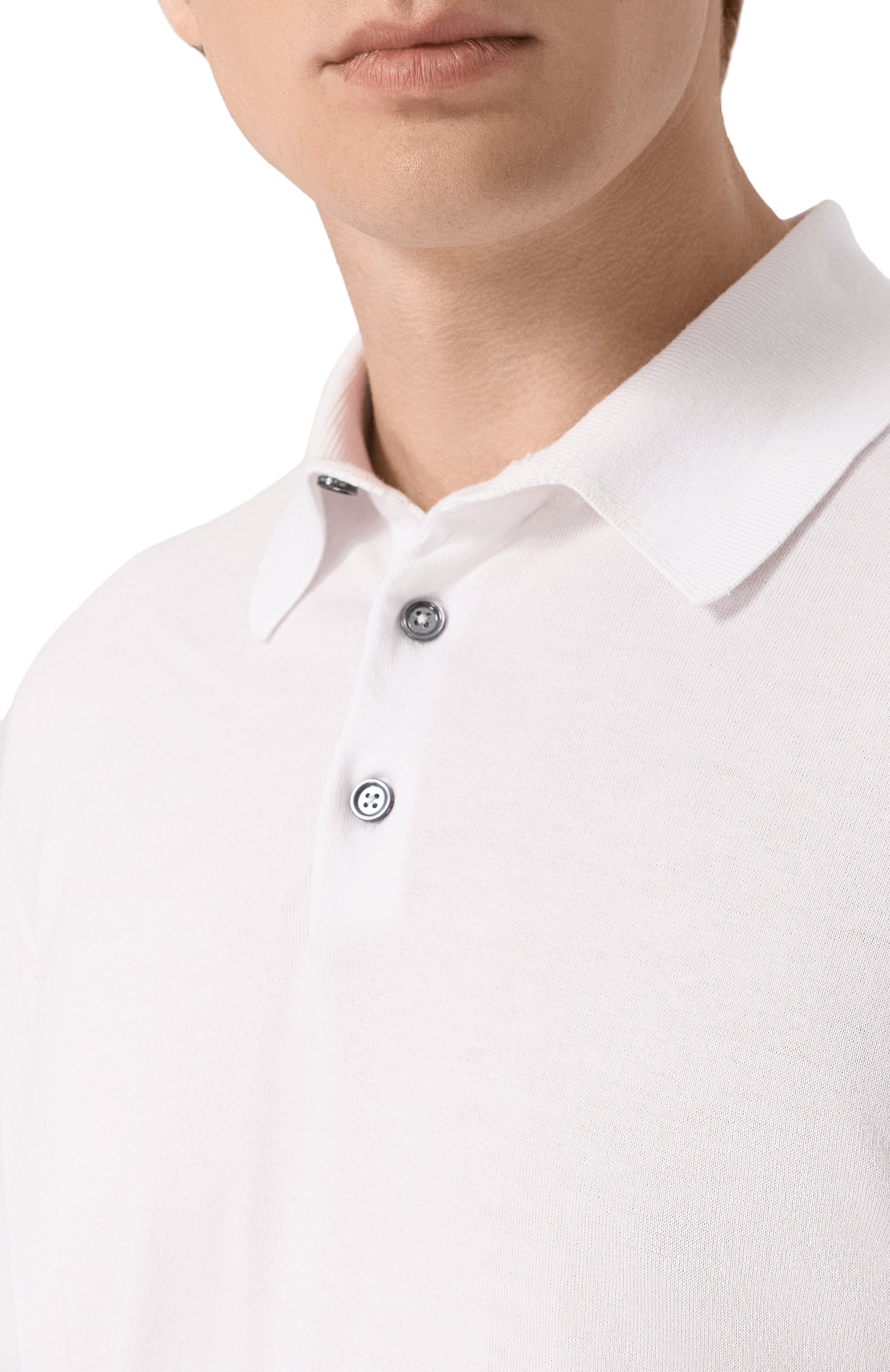 Хлопковое поло KITON, арт. UMKXX35_001, фото 5