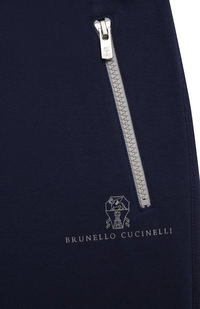Хлопковые шорты BRUNELLO CUCINELLI, арт. BE854E387C, фото 3