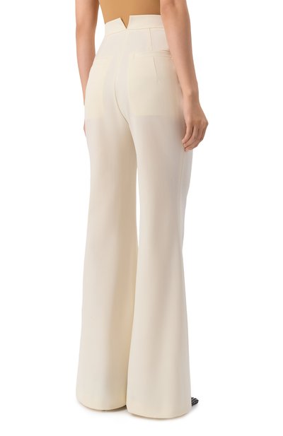 Шерстяные брюки LOUVE кремового цвета по цене 120000 руб., арт. 25-03-05-03-10-04-06, фото 4 Шерстяные брюки LOUVE, арт. 25-03-05-03-10-04-06, фото 4