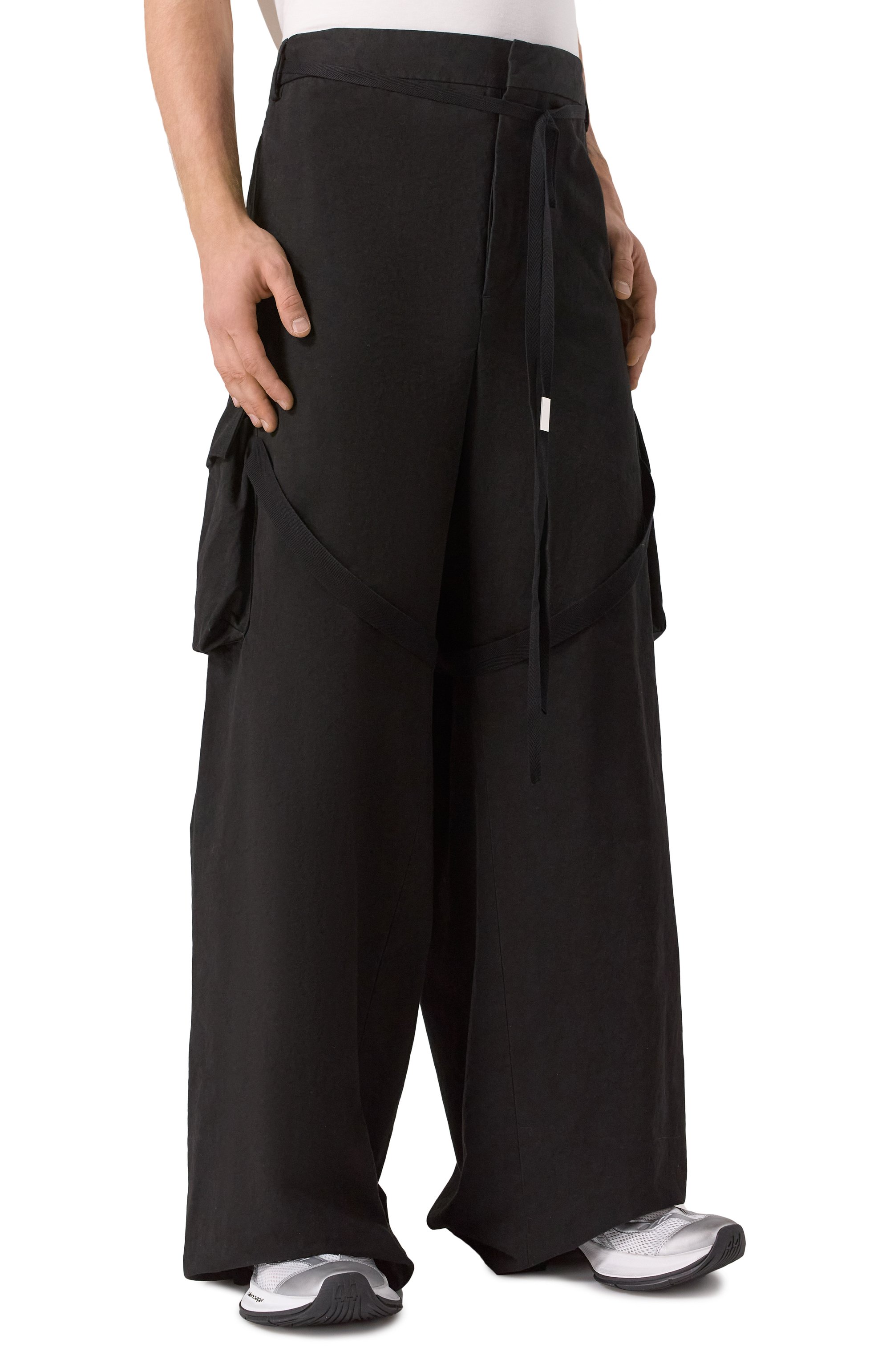 Хлопковые брюки-карго ANN DEMEULEMEESTER, арт. B0012456/FA559, фото 3