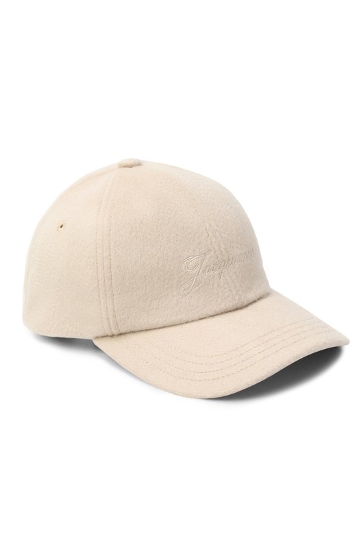 Шерстяная бейсболка Jacquemus 25HACU00779/AW00701 Бежевый 25HACU00779/AW00701