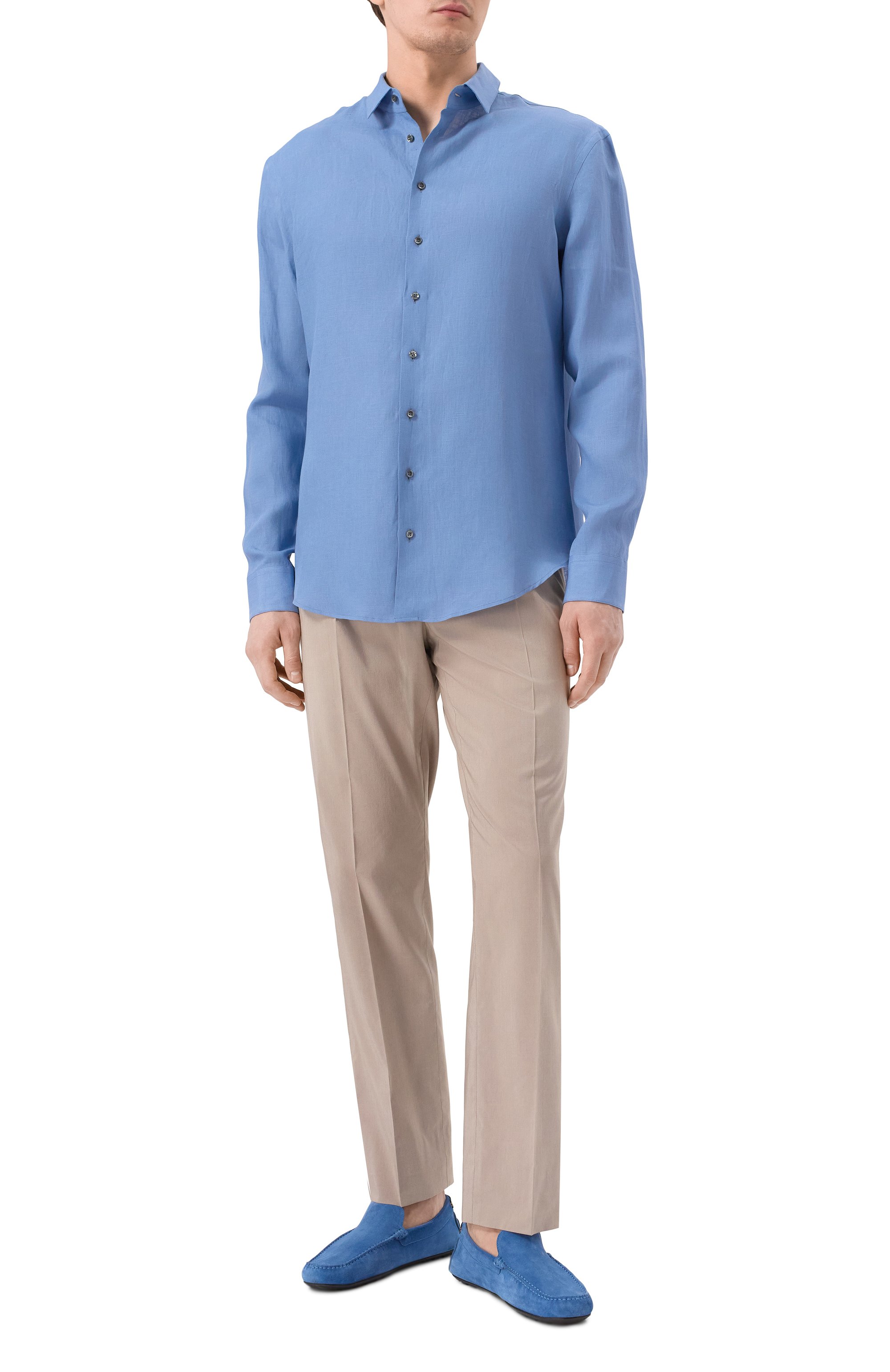 Льняная рубашка GIORGIO ARMANI, арт. 8WGCCZ98/TZC62, фото 2