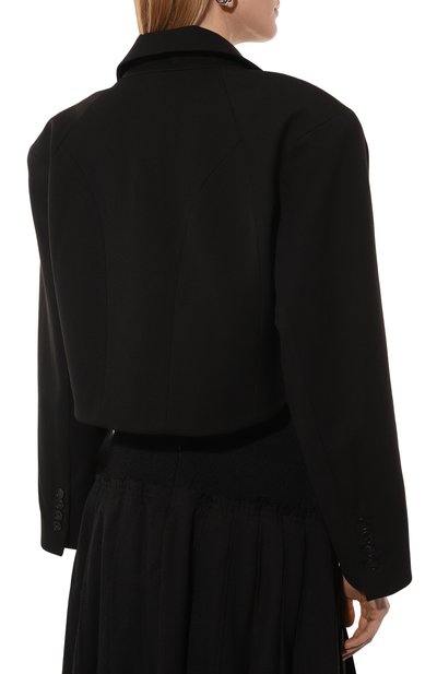 Жакет из вискозы PE черного цвета по цене 23830 руб., арт. РЕSS25-3.2.45.2, фото 4 Жакет из вискозы PE, арт. РЕSS25-3.2.45.2, фото 4