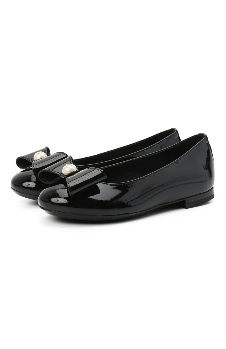 Кожаные балетки DOLCE & GABBANA, арт. D10866/A1328/24-28, фото 1
