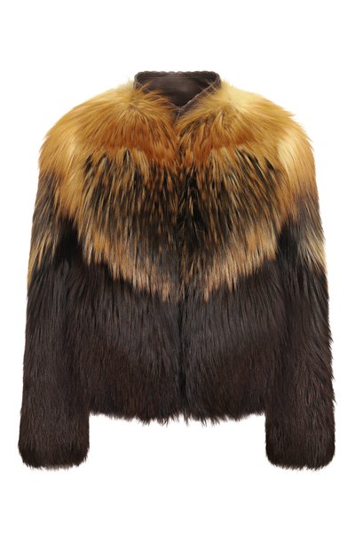 Женская шуба из лисы TOM FORD, арт. CPF33A/T80382