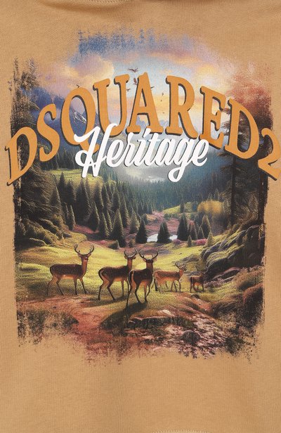Хлопковое худи DSQUARED2, арт. DQ3420/D0AIS, фото 3