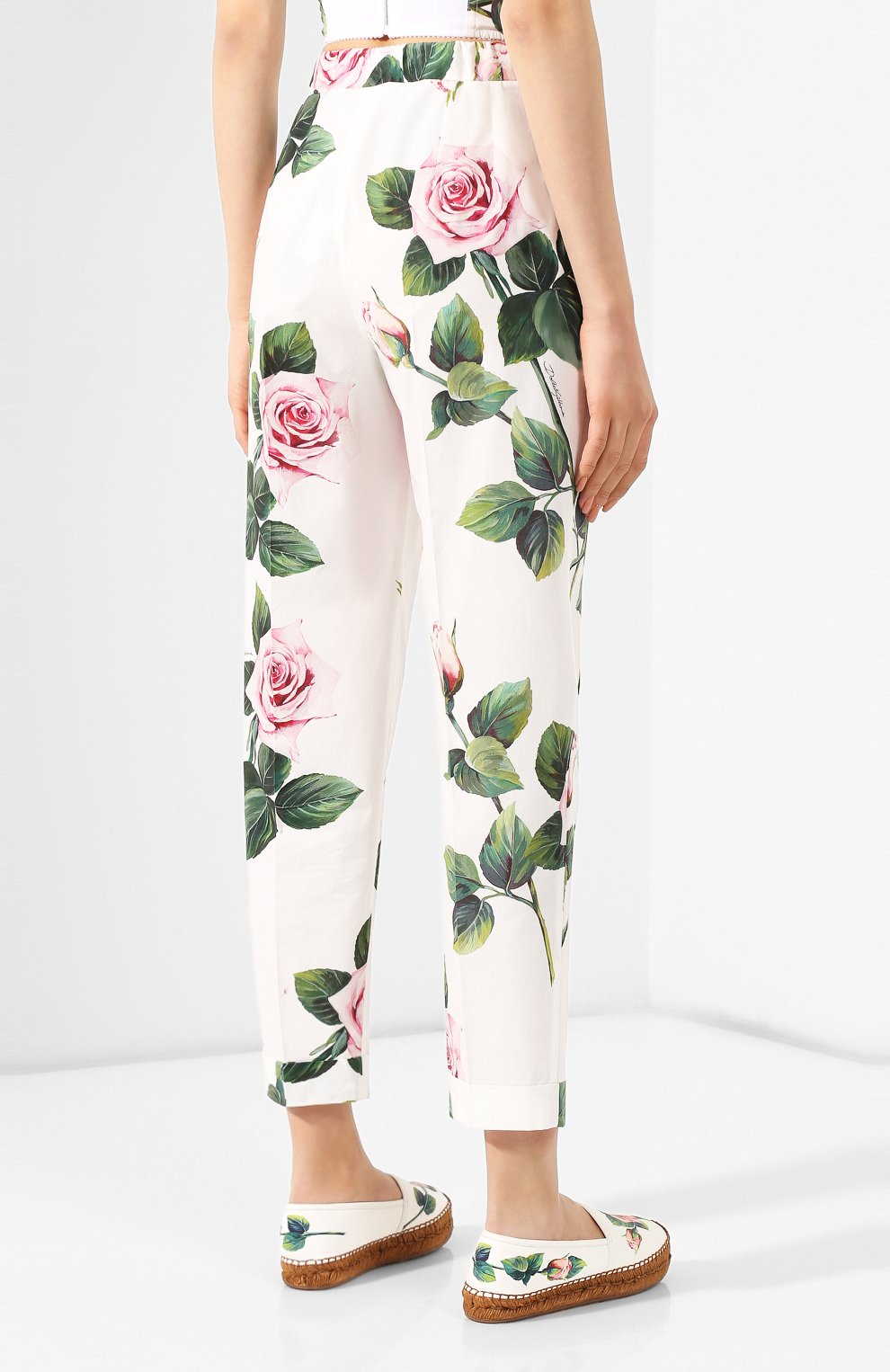 Хлопковые брюки DOLCE & GABBANA, арт. FTA14T/HS5FZ, фото 4