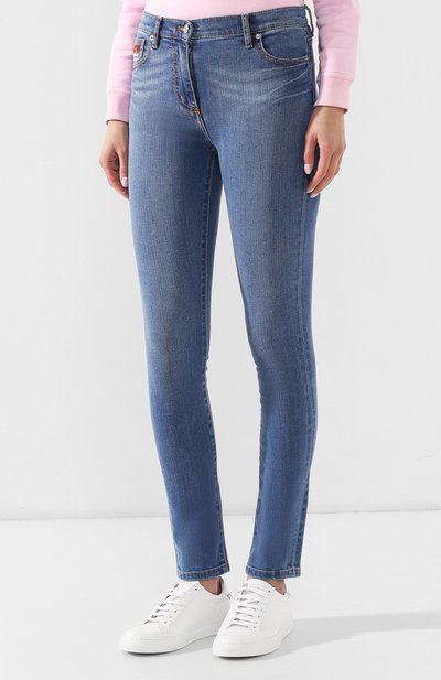 Джинсы прямого кроя с потертостями KENZO, арт. 2PA2706FG, фото 3