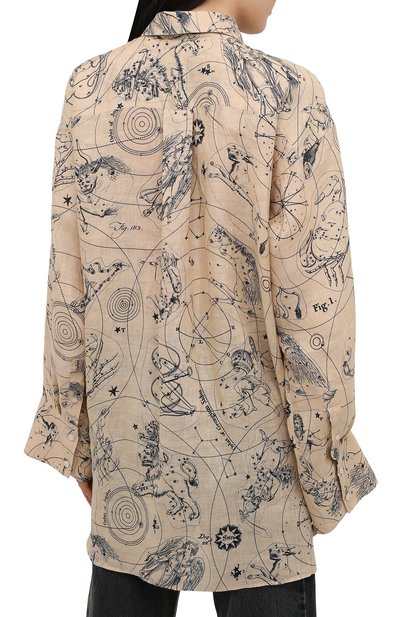 Льняная рубашка ACNE STUDIOS, арт. AC0350, фото 4