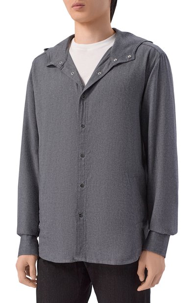 Рубашка из хлопка и лиоцелла KITON, арт. UMCMARH0944016, фото 3