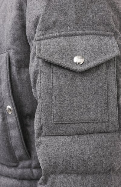 Утепленная парка на молнии с капюшоном MONCLER, арт. D2-091-42387-20-549TT, фото 5