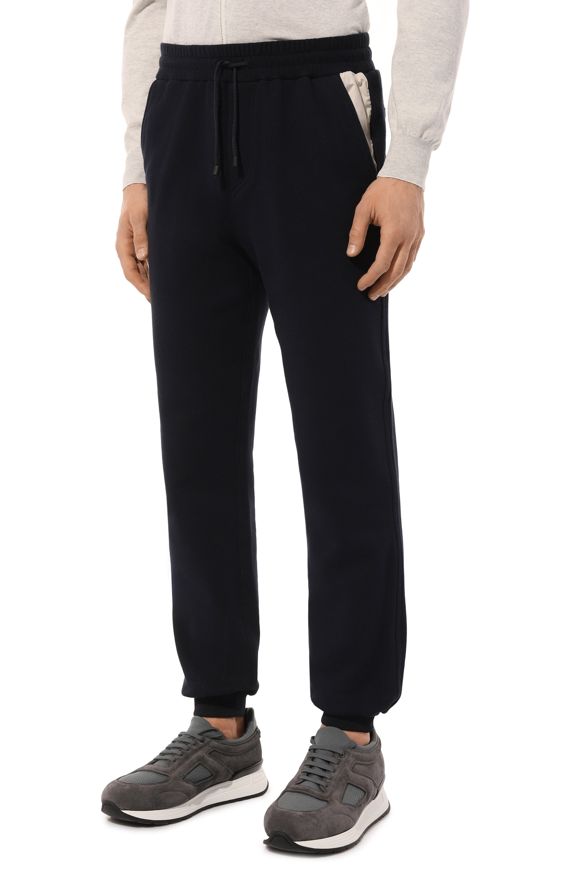 Хлопковые джоггеры KITON, арт. UWH1827V0850C_UWJ1827V0850C_1, фото 3