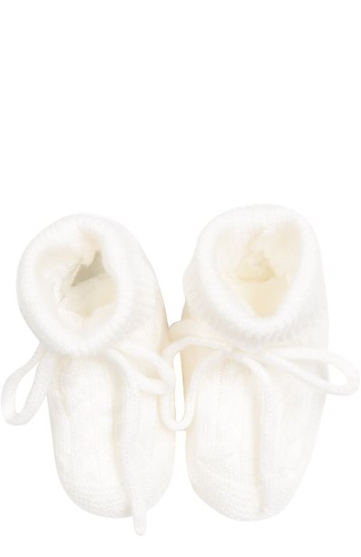 Вязаные носки с бантами LORO PIANA, арт. FAD5705, фото 4