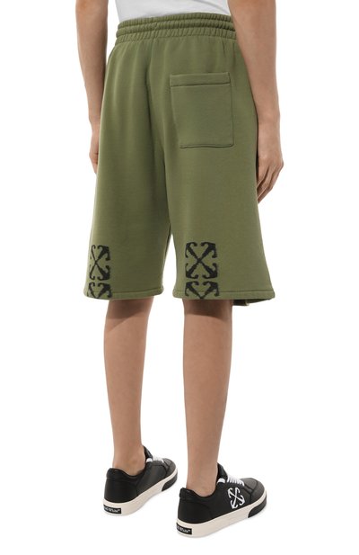 Хлопковые шорты OFF-WHITE, арт. 0MCI013F24FLE003, фото 4
