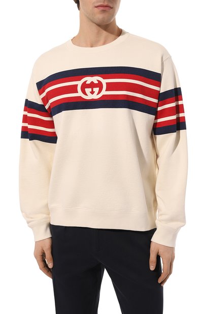 Хлопковый свитшот GUCCI, арт. 626990 XJDAH, фото 3